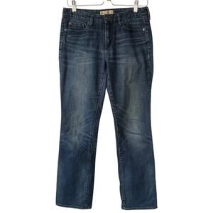 Gap Womens Bootcut Jeans Dark Indigo Denim Wash Classic Staple Size 27 Short